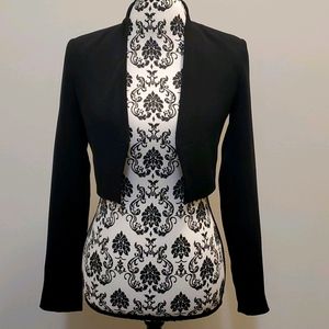 WHBM Cropped Suit Jacket